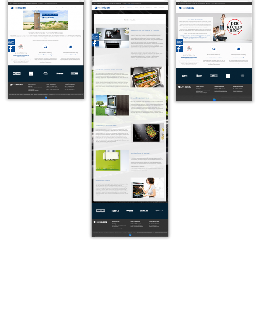 ad online referenzen streifen insel kuechen